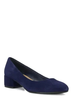 Wide Fit 'Bracket' Suede Court Shoes