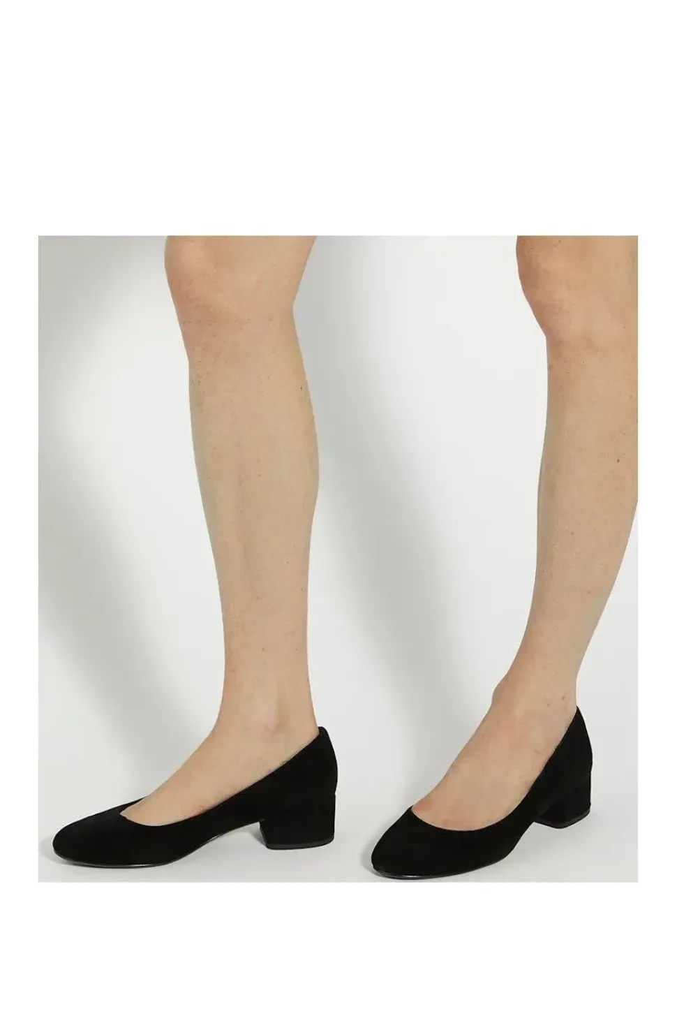 Wide Fit 'Bracket' Suede Court Shoes