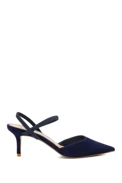 Wide Fit 'Classical' Suede Strappy Heels