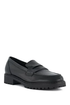 Wide Fit 'Gild' Leather Loafers