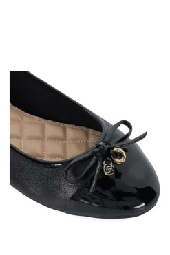 Wide Fit 'Hallo' Leather Ballet Pumps