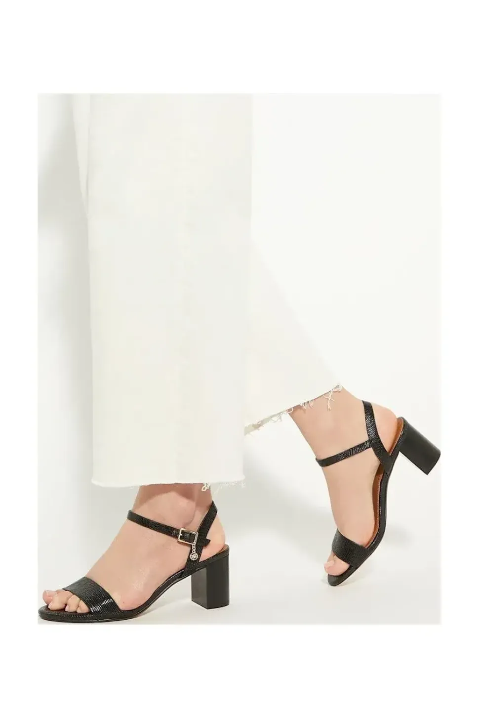 Wide Fit 'Jelly' Leather Sandals