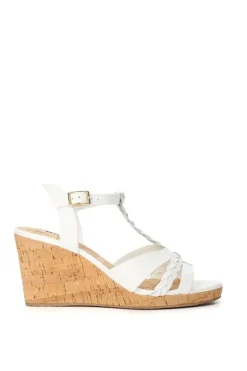 Wide Fit 'Koali' Leather Wedges