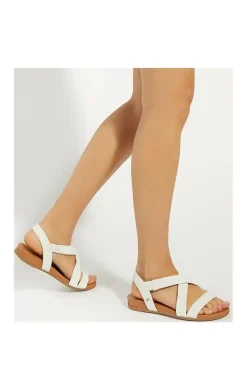 Wide Fit 'Landies' Leather Sandals