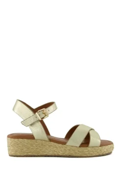 Wide Fit 'Linnie' Leather Sandals
