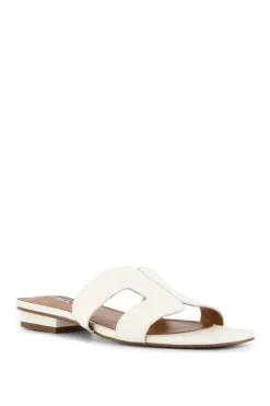 Wide Fit 'Loupe' Leather Sliders