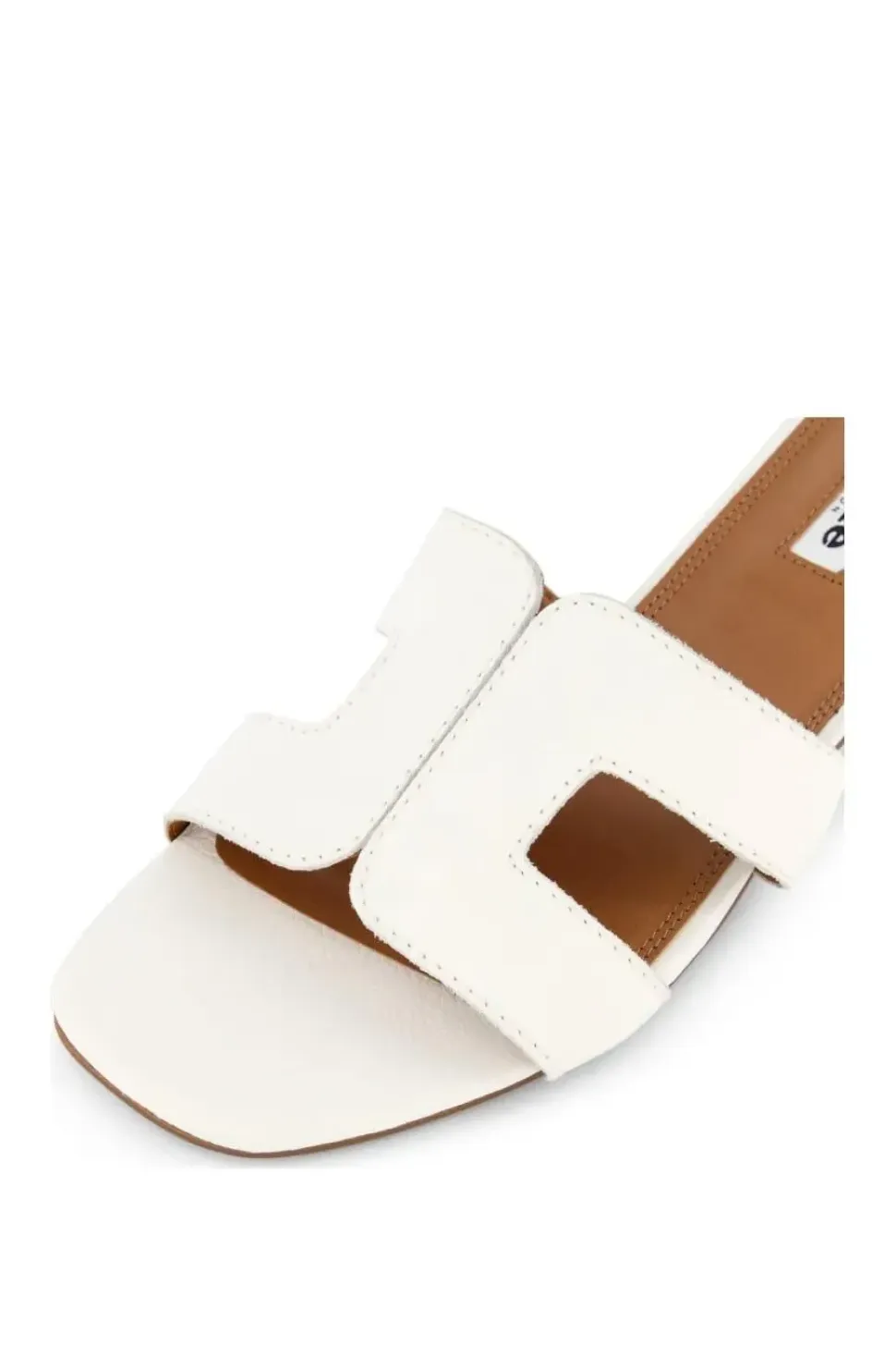 Wide Fit 'Loupe' Leather Sliders