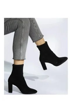 Wide Fit 'Optical' Suede Ankle Boots
