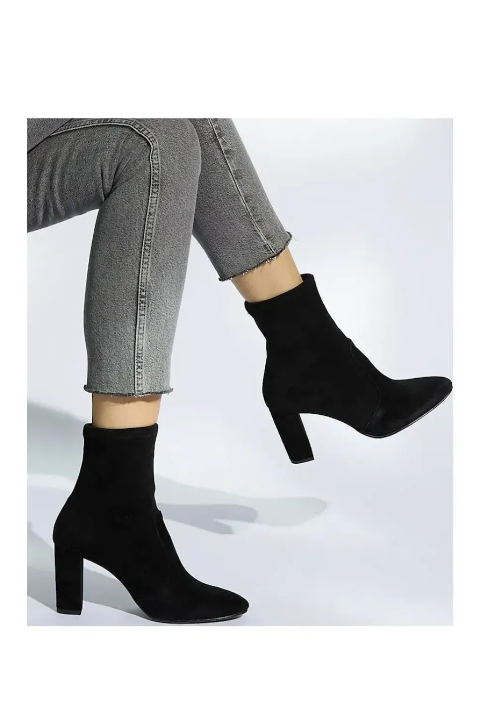 Wide Fit 'Optical' Suede Ankle Boots