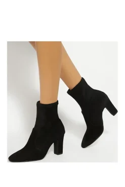 Wide Fit 'Optilly' Suede Ankle Boots