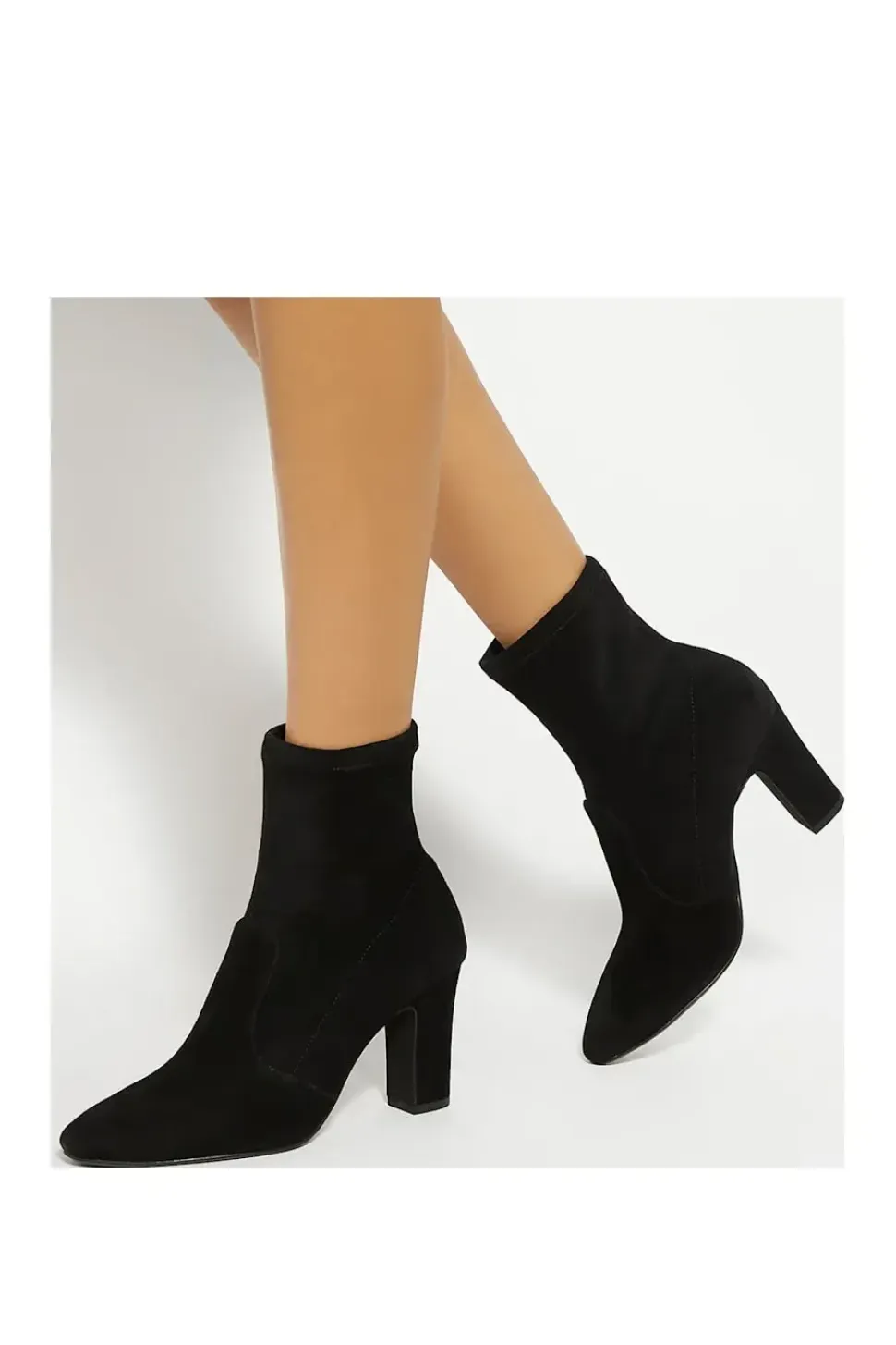 Wide Fit 'Optilly' Suede Ankle Boots
