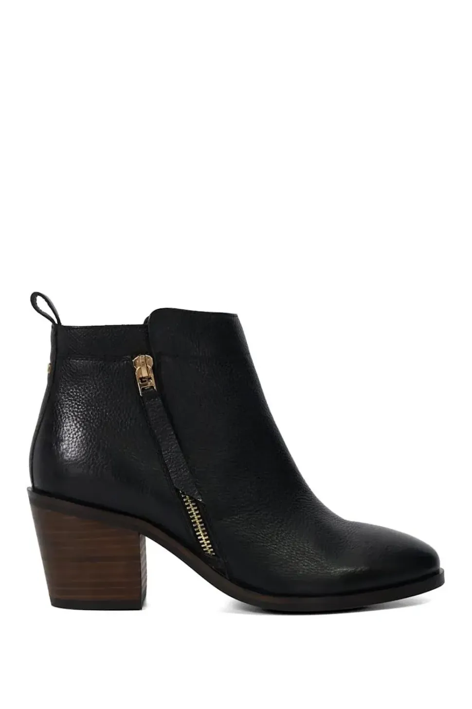 Wide Fit 'Paicing' Leather Ankle Boots