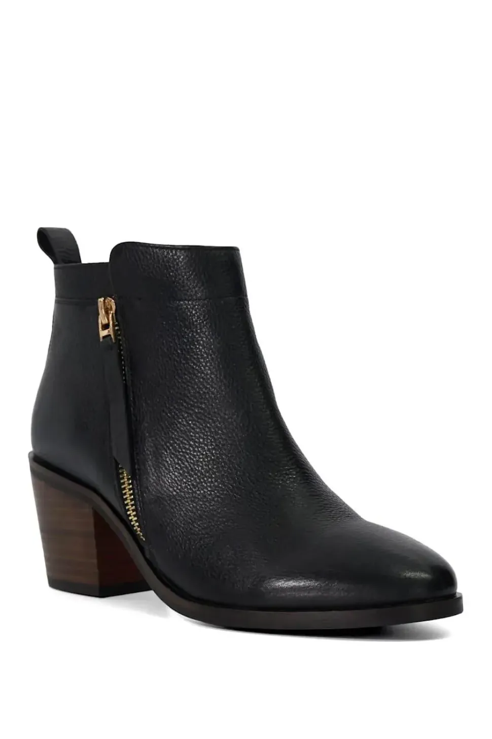 Wide Fit 'Paicing' Leather Ankle Boots