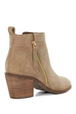 Wide Fit 'Paicing' Suede Ankle Boots
