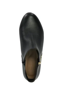 Wide Fit 'Pandias' Leather Ankle Boots