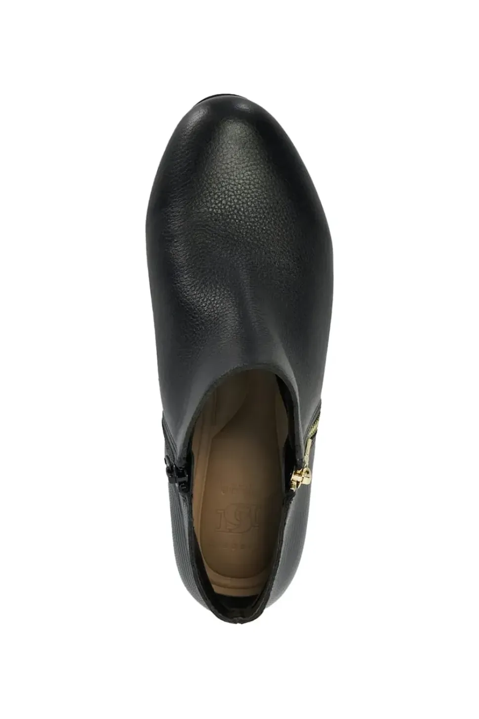 Wide Fit 'Pandias' Leather Ankle Boots