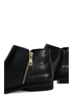 Wide Fit 'Pandias' Leather Ankle Boots