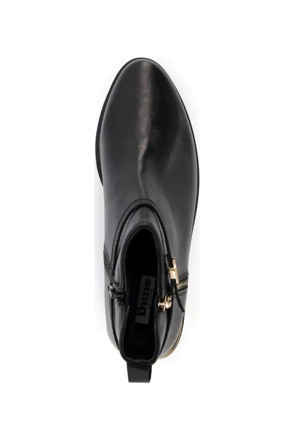 Wide Fit 'Pap' Leather Ankle Boots