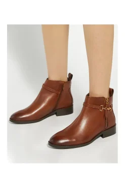 Wide Fit 'Parklyn' Leather Ankle Boots