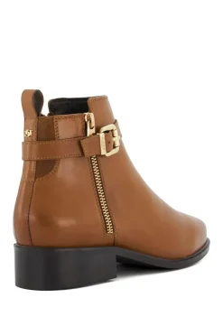 Wide Fit 'Pepi' Leather Ankle Boots