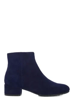 Wide Fit 'Pippie' Suede Ankle Boots