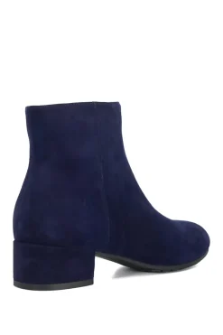 Wide Fit 'Pippie' Suede Ankle Boots