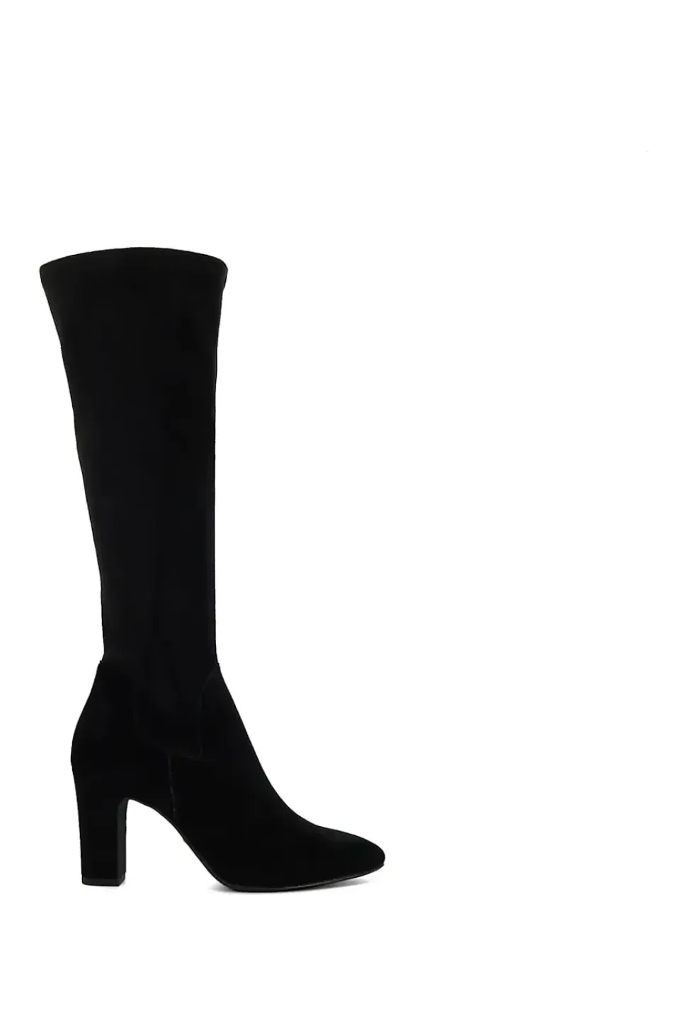 Wide Fit 'Simple' Suede Knee High Boots