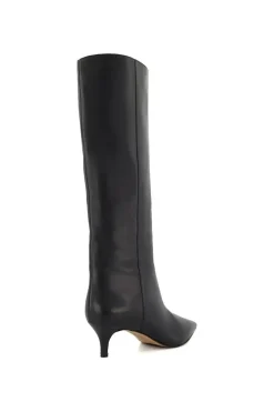 Wide Fit 'Smooth' Leather Knee High Boots