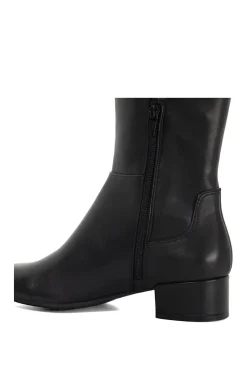 Wide Fit 'Tayla' Leather Knee High Boots
