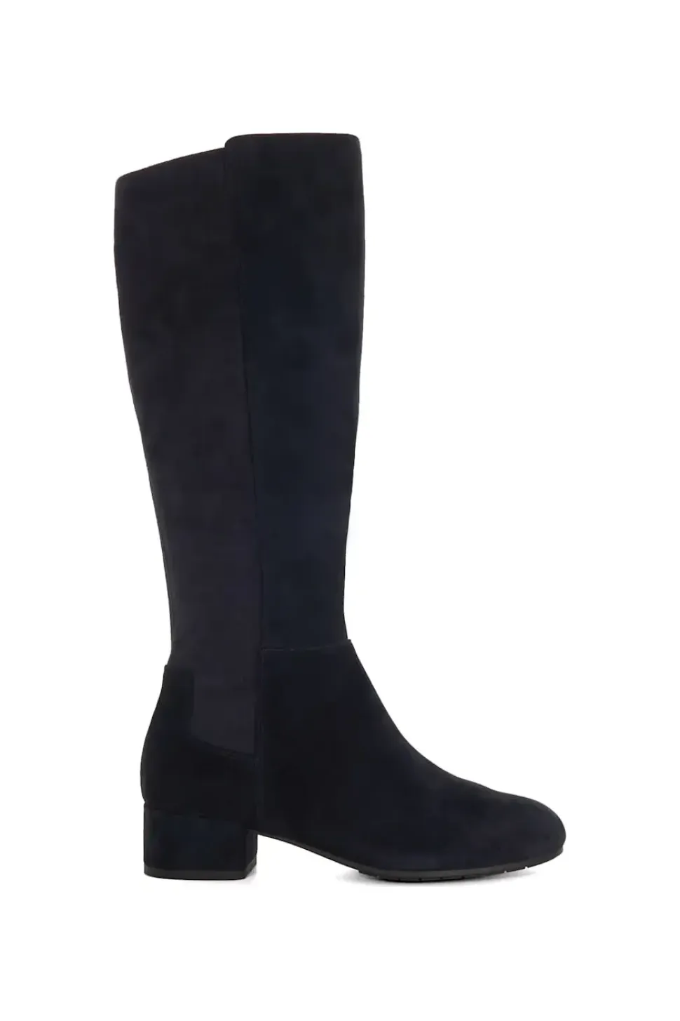 Wide Fit 'Tayla' Suede Knee High Boots