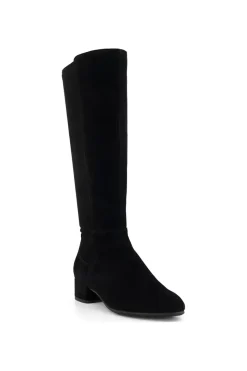 Wide Fit 'Tayla' Suede Knee High Boots