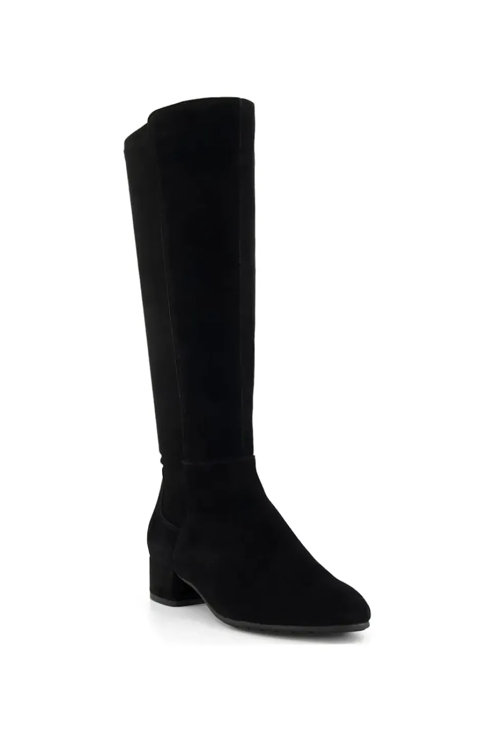Wide Fit 'Tayla' Suede Knee High Boots