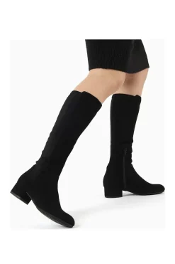 Wide Fit 'Tayla' Suede Knee High Boots