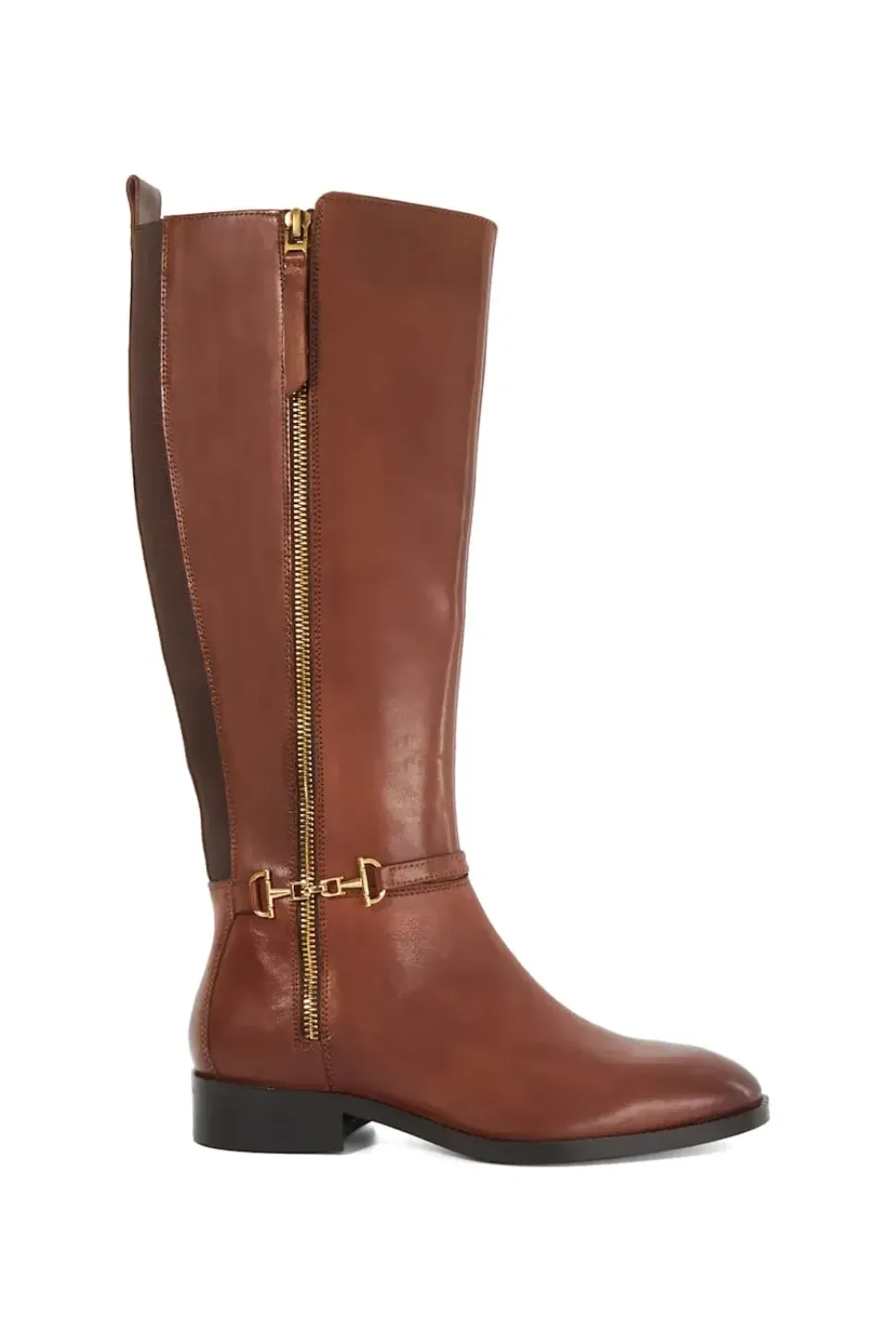 Wide Fit 'Taylyn' Leather Knee High Boots