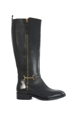 Wide Fit 'Taylyn' Leather Knee High Boots