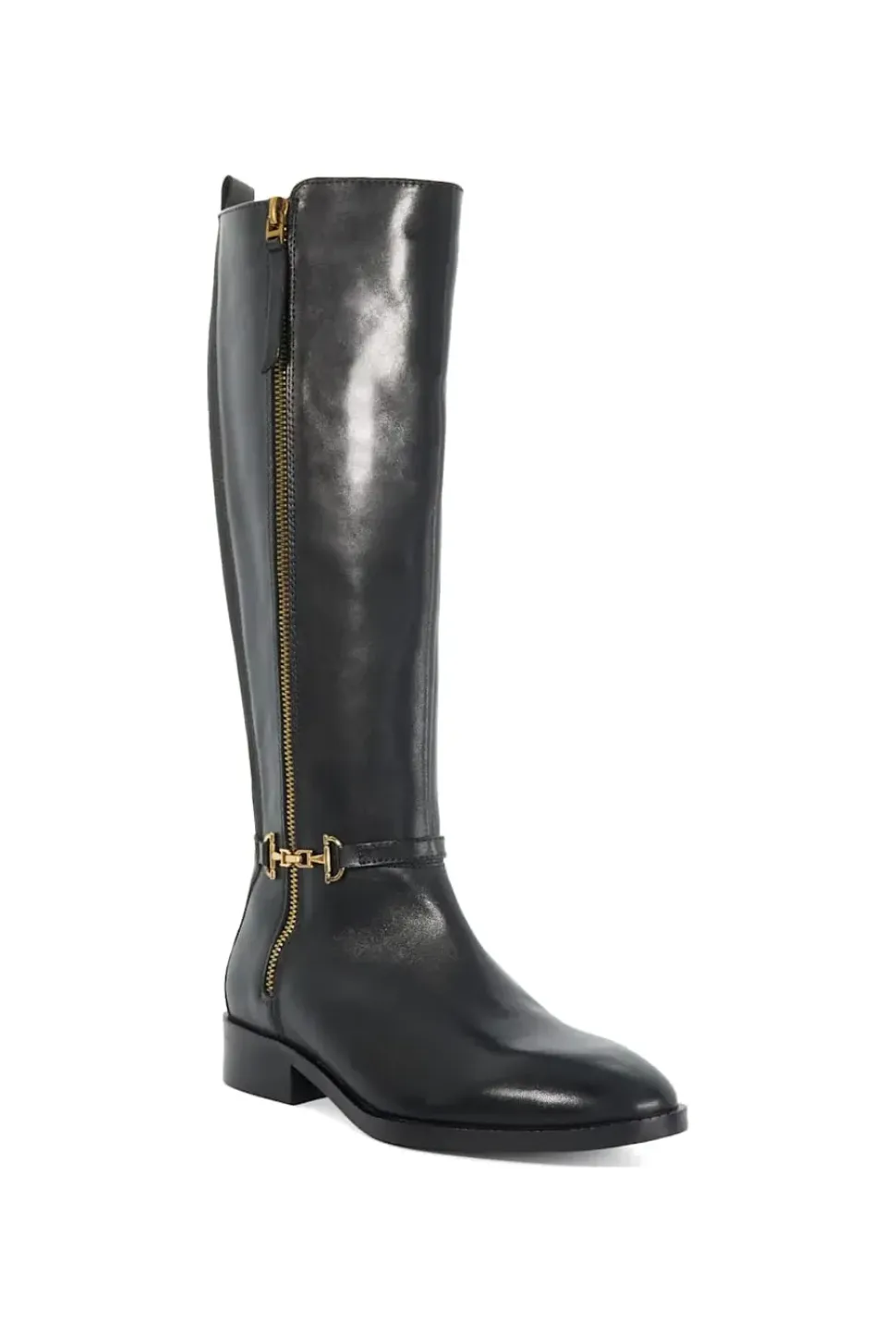 Wide Fit 'Taylyn' Leather Knee High Boots