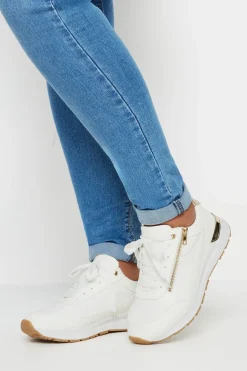 Wide Fit Zip Detail Trainers