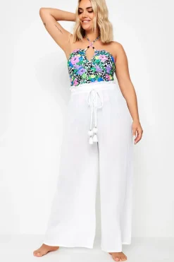 Wide Leg Beach Trousers