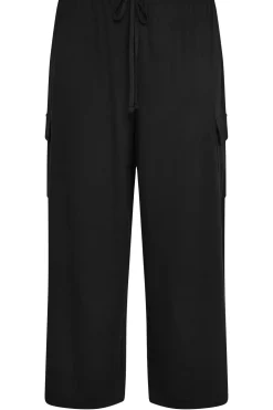 Wide Leg Cargo Trousers