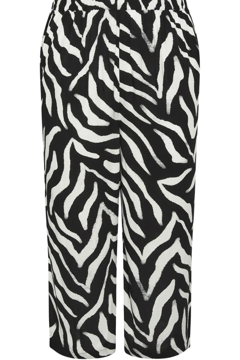 Wide Leg Cropped Trousers
