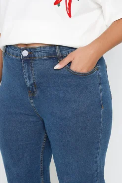 Wide Leg Denim Jeans