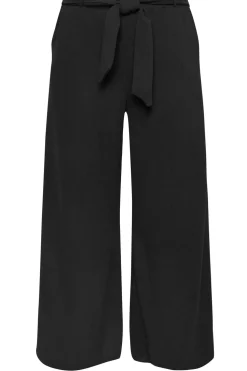 Wide Leg Scuba Trousers