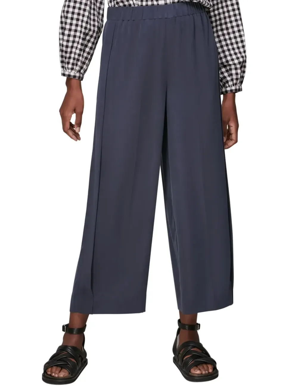 Wide Leg Trouser-Plain