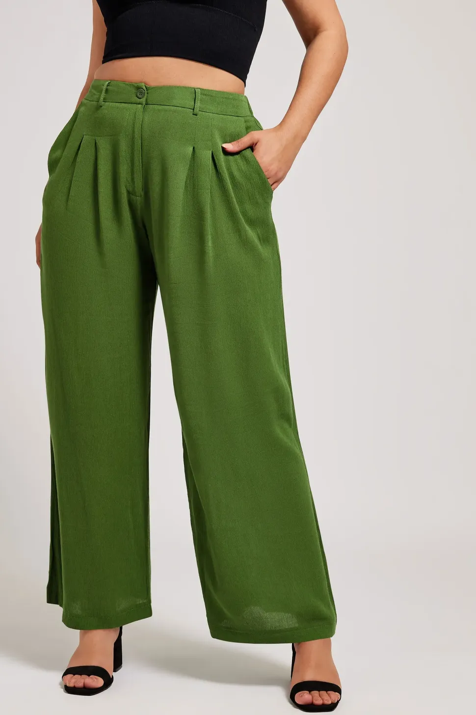 Wide Leg Trousers