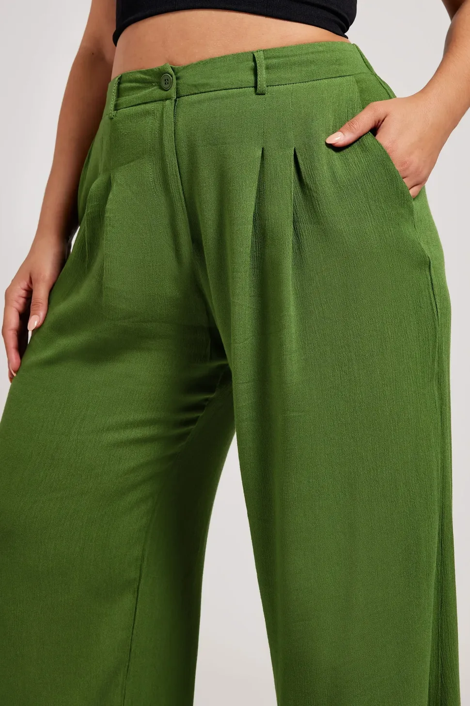 Wide Leg Trousers