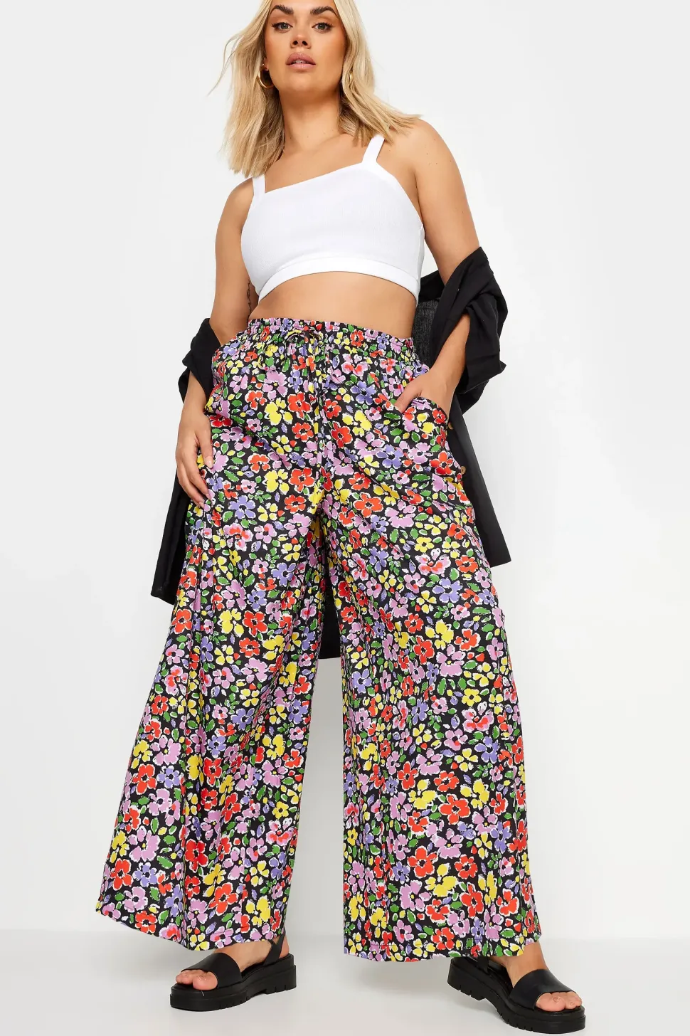 Wide Leg Trousers
