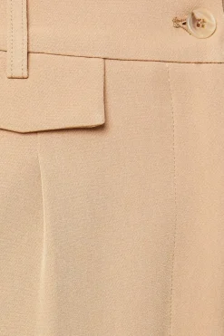 Wide Leg Zip Pocket Detail Trouser