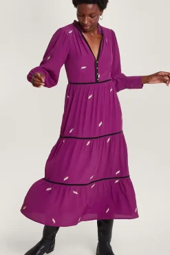 Willa Embroidered Shirt Dress