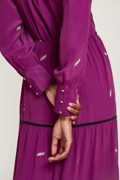 Willa Embroidered Shirt Dress