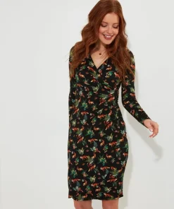 Woodland Creatures Jersey Dress